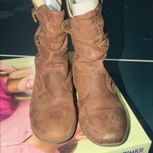 Primigi Big Girls Brown Ankle Boots